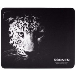 Коврик для мыши Sonnen Leopard - 220*180*3 мм - Черный