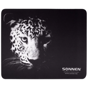 Коврик для мыши Sonnen Leopard - 220*180*3 мм - Черный