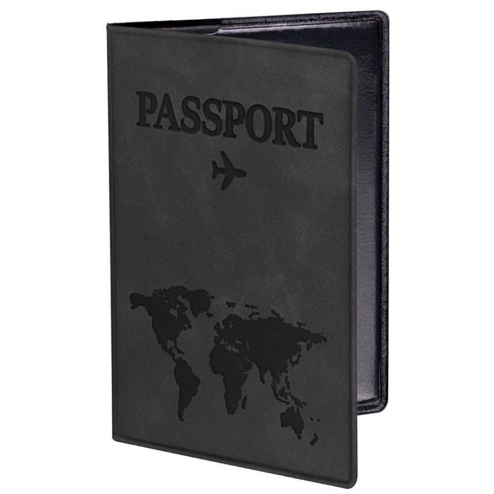 Обложка для паспорта Staff Passport - Экокожа - Графитовая Обложка для паспорта Staff Passport - Экокожа - Графитовая