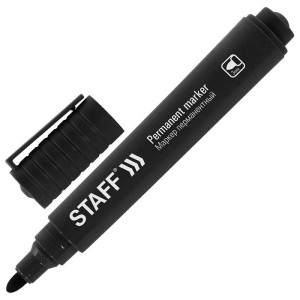 Маркер перманентный Staff Basic Budget PM-125 - 3 мм - Черный