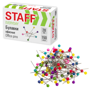 Булавки офисные Staff Everyday - 28 мм - 150 шт