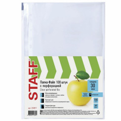 Файлы с перфорацией Staff Standard - А4 - 100 шт