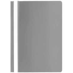 Скоросшиватель пластиковый Staff - А4 - 120 мкм - Серый