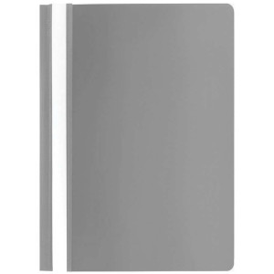 Скоросшиватель пластиковый Staff - А4 - 120 мкм - Серый