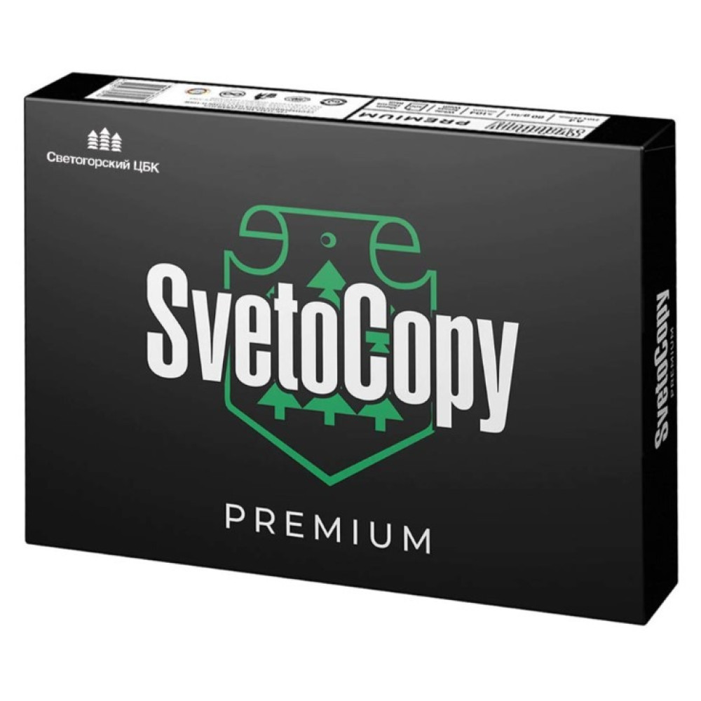 Бумага офисная SvetoCopy Premium - А4 - 80г/м2 - 500л - класс А Бумага офисная SvetoCopy Premium - А4 - 80г/м2 - 500л - класс А
