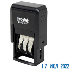 Мини-датер Trodat 4810 P4 - 3,8 мм - Месяц буквами Мини-датер Trodat 4810 P4 - 3,8 мм - Месяц буквами