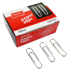 Скрепки металлические Xincai - 28 мм - 100 шт