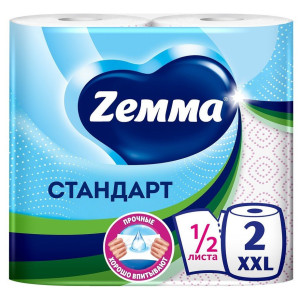 Бумажные полотенца Zemma XXL - 2 рулона