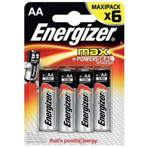 Батарейки алкалиновые Energizer Power LR6 - АА - 1,5В - 4 штуки
