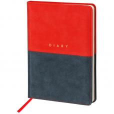 Ежедневник недатированный OfficeSpace DUO - А5 - 136 листов - Красно-синий