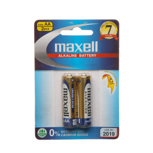 Батарейка алкалиновая Maxell LR6 - АА - 2 шт