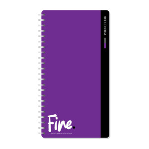 Книга телефонная OfficeSpace Fine color - А5 - 80 листов