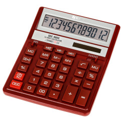 Калькулятор настольный Eleven SDC-888X-RD - 12 разрядный - Красный