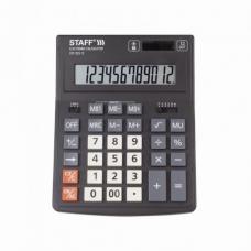Калькулятор настольный Staff Plus STF-333 - 12 разрядов - Черный