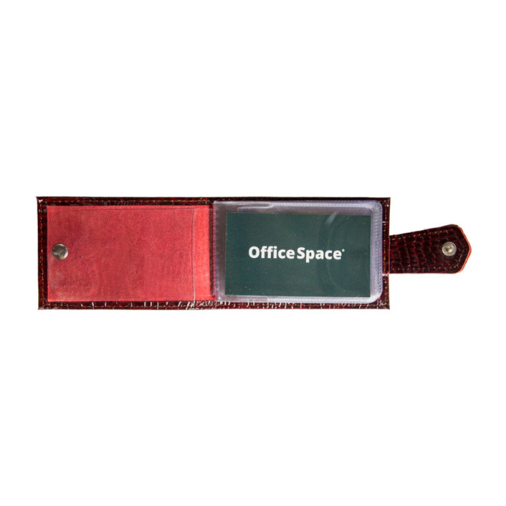 Кредитница OfficeSpace - Кожа - 18 карт - Бордо Кредитница OfficeSpace - Кожа - 18 карт - Бордо
