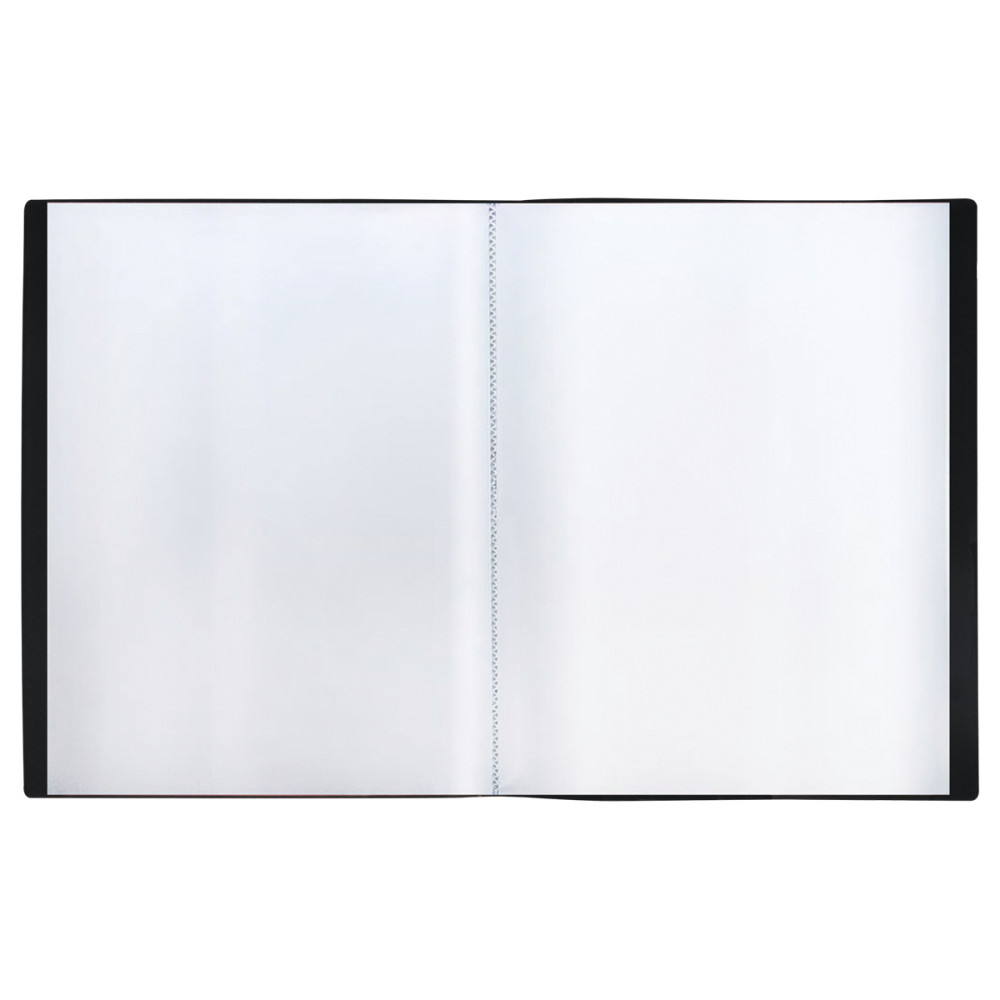 Папка пластиковая OfficeSpace Вита - 60 файлов - 500 мкм - Черная Папка пластиковая OfficeSpace Вита - 60 файлов - 500 мкм - Черная