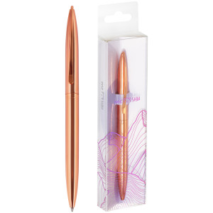 Авторучка шариковая Meshu Rose gold - 1 мм - Синяя