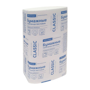 Полотенца бумажные OfficeClean Professional - V-сложения - 200 шт