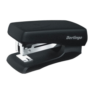 Мини-степлер Berlingo Universal №24/6, 26/6 - 20 листов - Пластик - Черный