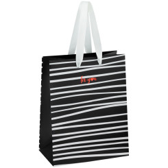 Пакет подарочный Meshu Black and white - 18*23*10 см