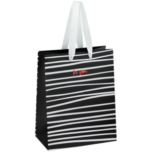 Пакет подарочный Meshu Black and white - 18*23*10 см