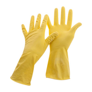 Перчатки хозяйственные резиновые OfficeClean - М размер