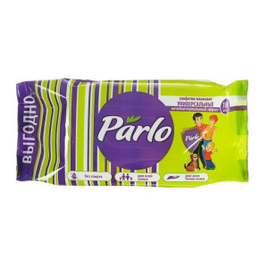 Салфетки влажные Parlo - Антибактериальные - 100 штук