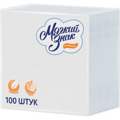 Салфетки бумажные - 100 шт - Белые