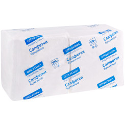 Салфетки бумажные OfficeClean Professional - 33*33 см - Белые - 200 шт