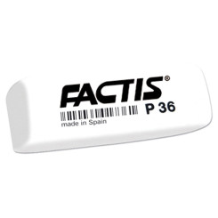 Ластик Factis - 56*20*9 мм - Белый
