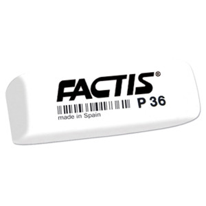 Ластик Factis - 56*20*9 мм - Белый