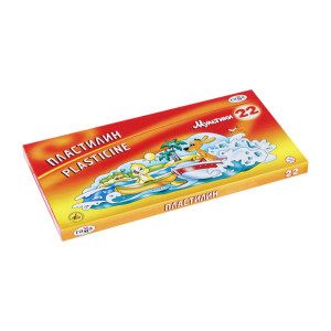 Пластилин Гамма Мультики - 22 цвета - 440 г