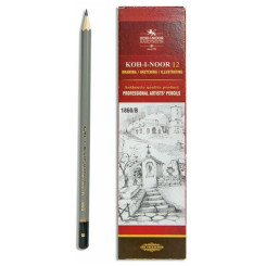 Карандаш чернографитный Koh-I-Noor 1860 - 2B - Без ластика