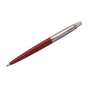 Ручка шариковая Parker Jotter Red Chrome - 1 мм - Синяя