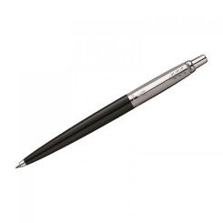 Ручка шариковая Parker Jotter Black Chrome - 1 мм - Синяя