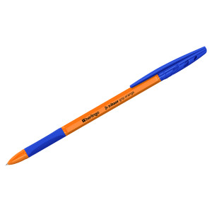 Ручка шариковая Berlingo Tribase grip orange - 0,7 мм - Синяя