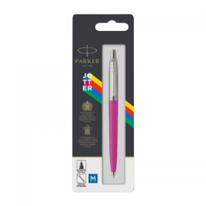 Ручка шариковая Parker Jotter Magenta CT - 1 мм - Синяя
