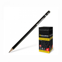 Карандаш чернографитный Brauberg Touch line - B - Заточен