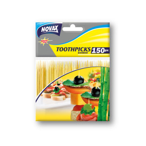Зубочистки бамбуковые Novax - 150 штук