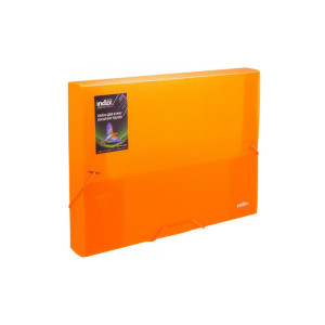 Папка короб на резинке Index Colorplay Light - 40 мм