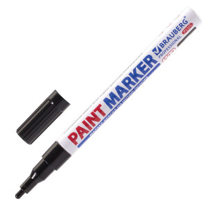Маркер-краска лаковый Brauberg Professional Plus - 2 мм - Черный
