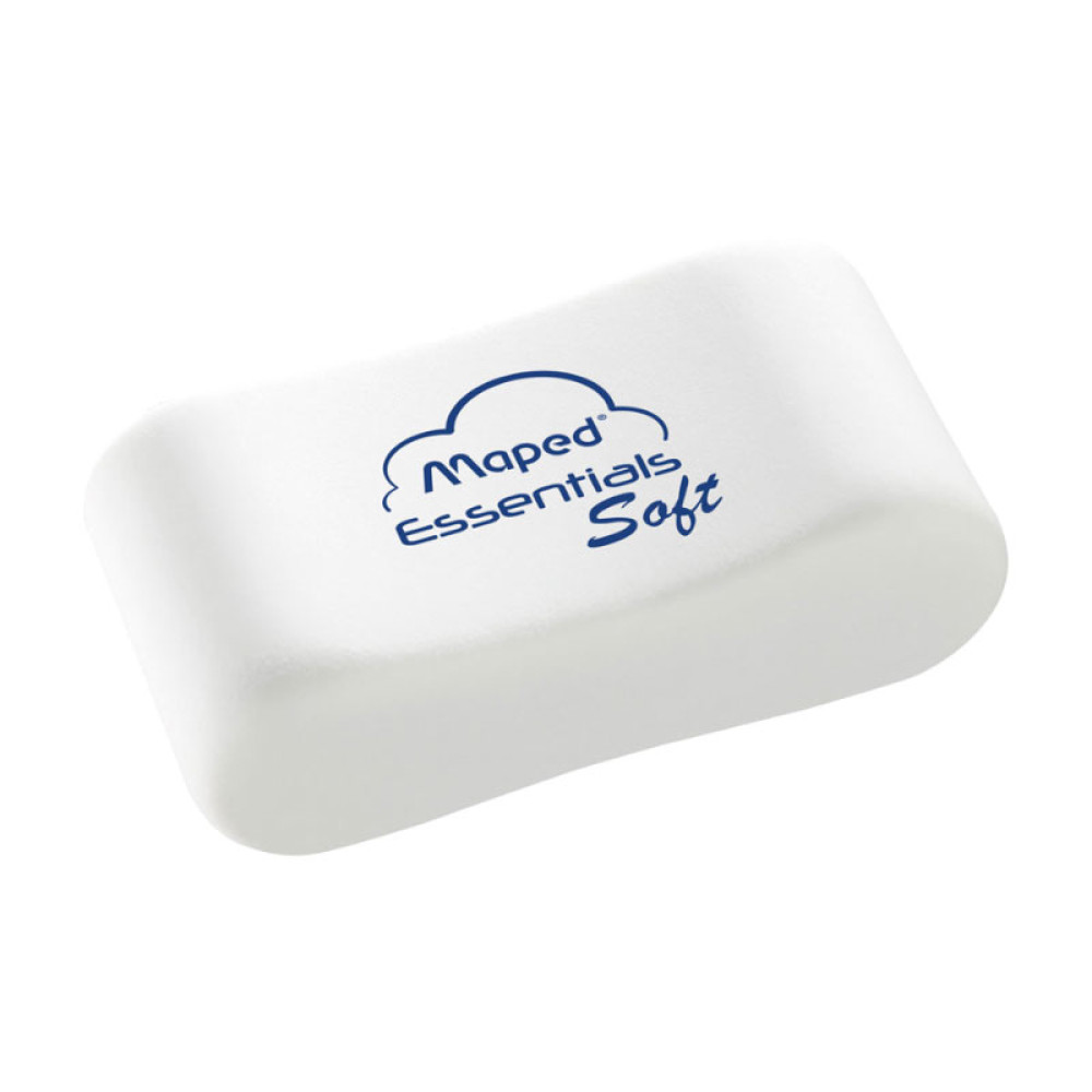 Ластик Maped Essential Soft - Фигурный - Белый Ластик Maped Essential Soft - Фигурный - Белый