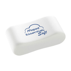 Ластик Maped Essential Soft - Фигурный - Белый Ластик Maped Essential Soft - Фигурный - Белый