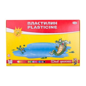 Пластилин Гамма Юный художник - 18 цветов - 252 г