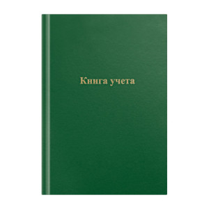 Книга канцелярская OfficeSpace - А4 - 96 листов - Клетка - Зеленая