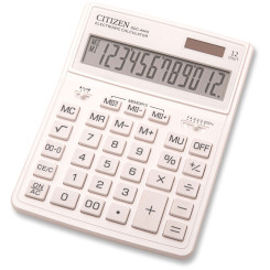 Калькулятор настольный Citizen SDC444XRWHE - 12 разрядный - Белый