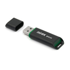 USB-флеш-накопитель Mirex Spacer Black - 64 ГБ - Черный