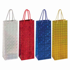 Пакет подарочный Золотая сказка под бутылку - 13*8,5*36 см Пакет подарочный Золотая сказка под бутылку - 13*8,5*36 см