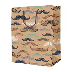 Пакет подарочный ArtSpace Moustache - 26*32*12 см