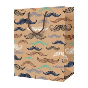 Пакет подарочный ArtSpace Moustache - 26*32*12 см